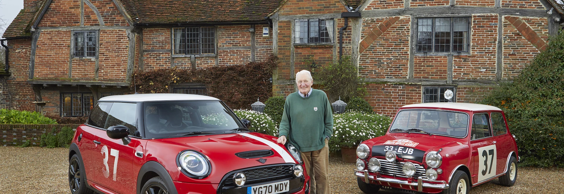 Rally legend takes delivery of special edition Mini named after him 